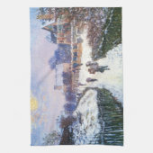 Boulevard Saint Denis Argenteuil von Claude Monet Geschirrtuch (Vertikal)