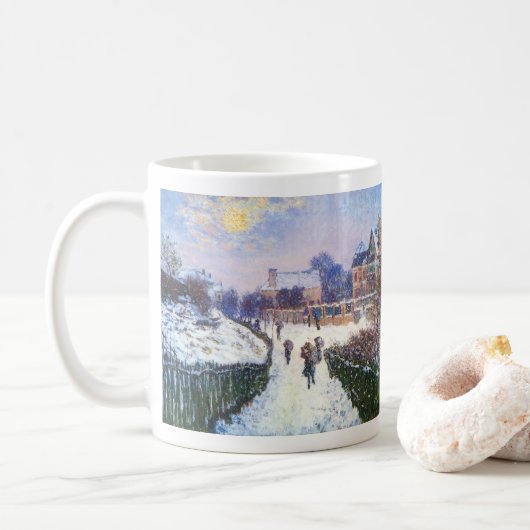 Boulevard Saint Denis Argenteuil von Claude Monet Kaffeetasse (Mit Donut)