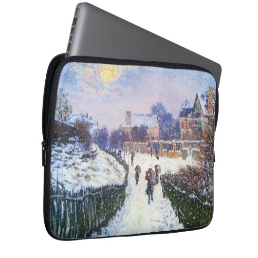 Boulevard Saint Denis Argenteuil von Claude Monet Laptopschutzhülle (Vorne Rechts)