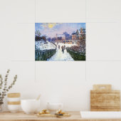 Boulevard Saint Denis Argenteuil von Claude Monet Poster (Küche)