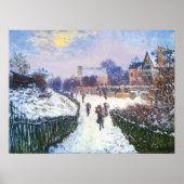 Boulevard Saint Denis Argenteuil von Claude Monet Poster (Vorne)