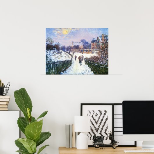 Boulevard Saint Denis Argenteuil von Claude Monet Poster (Heimbüro)
