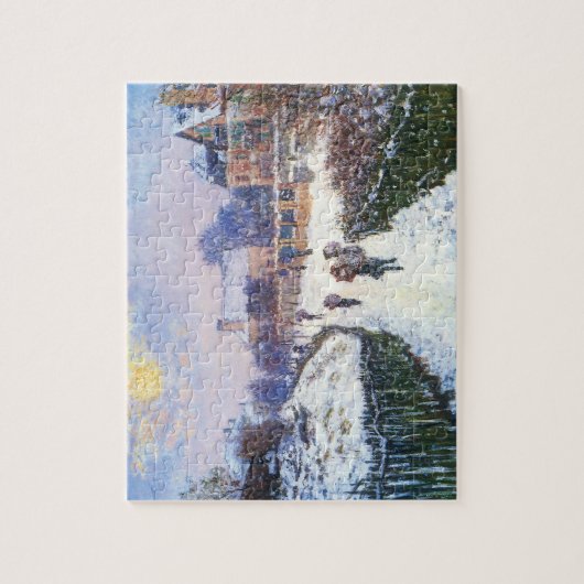 Boulevard Saint Denis Argenteuil von Claude Monet Puzzle (Vertikal)