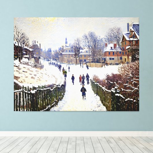 Boulevard Saint-Denis Leinwanddruck (Insitu (Holzboden))