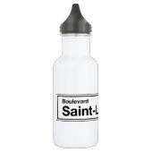 Boulevard Saint Laurent, Montreal-Straßenschild Edelstahlflasche (Links)