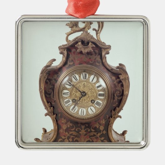 Boulleklammeruhr durch A.Brocot Delettrez Silbernes Ornament (Vorne)