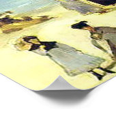 Boulogne Beach von Édouard Manet Poster (Ecke)