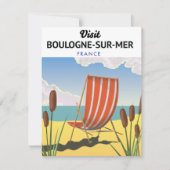 Boulogne-sur-Mer france travel poster (Vorderseite)