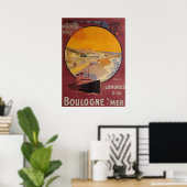 BOULOGNE SUR MER POSTER (Heimbüro)