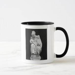 Boulonnaise Frau, die ihr Kind füttert Tasse