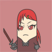 bouman1006 YAOYOROZU HEROs 村娘の火短剣使いジュイル Aufkleber (Vorderseite)