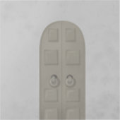 bouman1068 YAOYOROZU HEROs キャッスルウォール&ドア Aufkleber (Vorderseite)