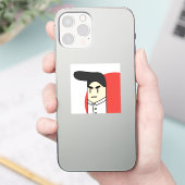 bouman121 リーゼント aufkleber (Telefon)