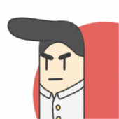 bouman121 リーゼント aufkleber (Vorderseite)