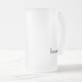 bouman148 giant#1 mattglas bierglas (VorderseiteRechts)