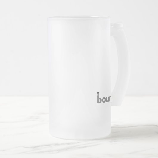 bouman148 giant#1 mattglas bierglas (VorderseiteRechts)