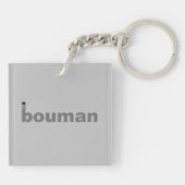 bouman166 Bitcoiner icon Schlüsselanhänger (Rückseite)