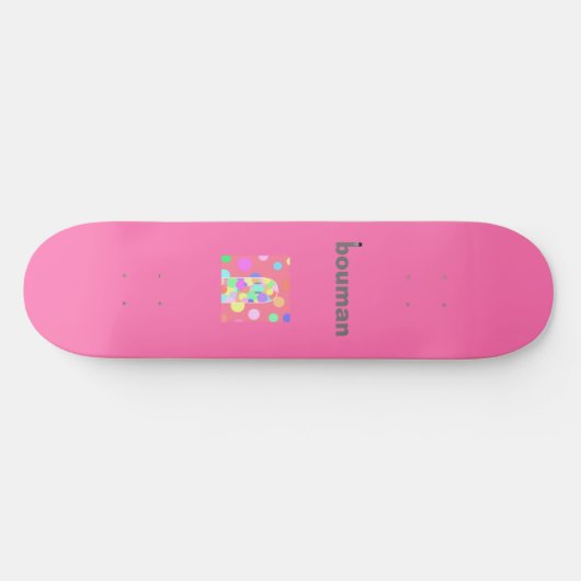 Bouman167-Sorte Regenbogen#7 Skateboard (Horizontal)