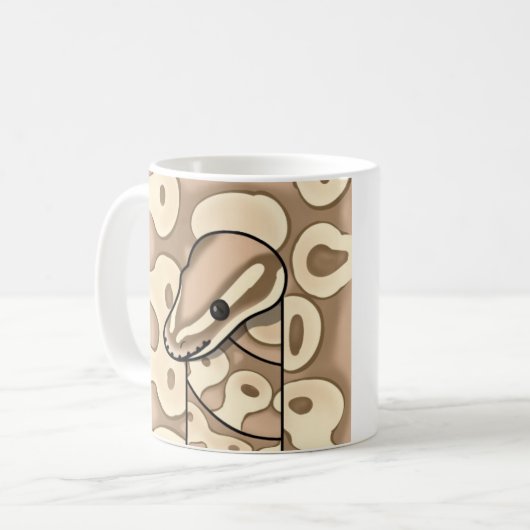 bouman311 ball python Banana Lesser Kaffeetasse (Vorderseite Links)