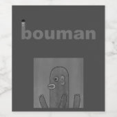 bouman68 Japanese monster アマビコ Weinetikett (Einzelnes Label)