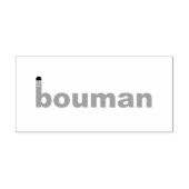 boumanNFT ロゴ Gummistempel (Prägung)