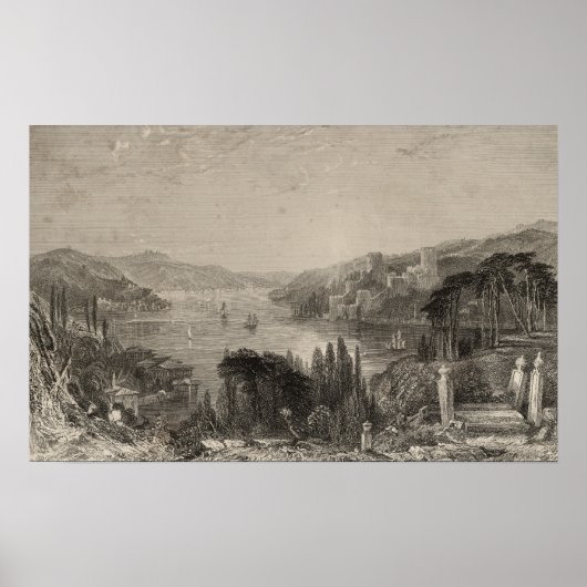 Boumeli Hissar oder das Schloss von Europa Poster (Vorne)