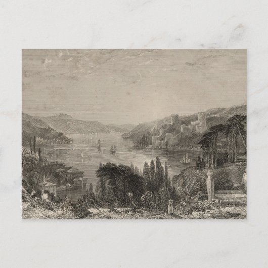 Boumeli Hissar oder das Schloss von Europa Postkarte (Vorderseite)