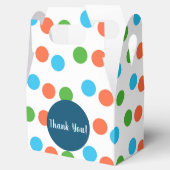 Bounce Ball Pit Geburtstagsparty Dots Danke Geschenkschachtel (Geöffnet)