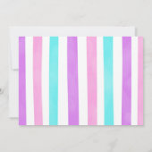 Bounce Birthday Foto Einladung (Rückseite)