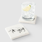 Bounce & Bite Steinuntersetzer (Seitenansicht)