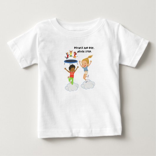 Bounce & Bop Baby T-shirt (Vorderseite)