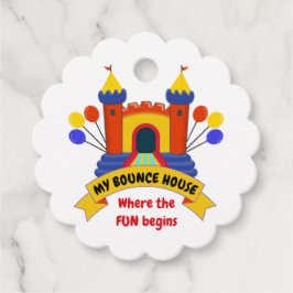 BOUNCE BOUNCY HOUSE BIRTHDAY PARTY Geschenk Geschenkanhänger