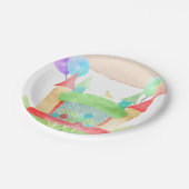 Bounce House Bash Party Pappteller (Schrägansicht)