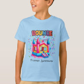 Bounce House Birthday Bash Custom T-Shirt (Vorderseite)