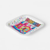 Bounce House Birthday Bash Pappteller (Gewinkelt)