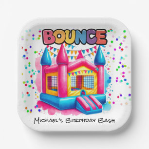 Bounce House Birthday Bash Pappteller