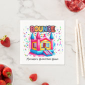 Bounce House Birthday Bash Serviette (Beispiel)