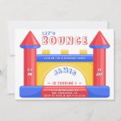 Bounce House Birthday Party Einladung (Vorderseite)