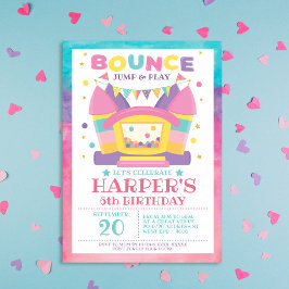 Bounce House Birthday Party Einladung