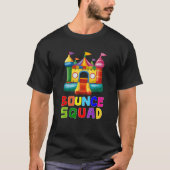Bounce House Birthday Party Funny Bouncing Castle T-Shirt (Vorderseite)