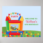 Bounce House Birthday Poster (Vorne)