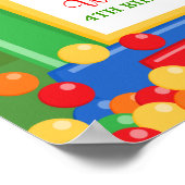 Bounce House Birthday Poster (Ecke)