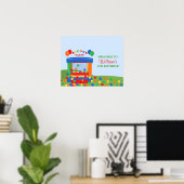 Bounce House Birthday Poster (Heimbüro)