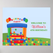 Bounce House Birthday Poster (Vorne)
