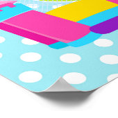 Bounce House Bouncy Castle Birthday Girl Poster (Ecke)