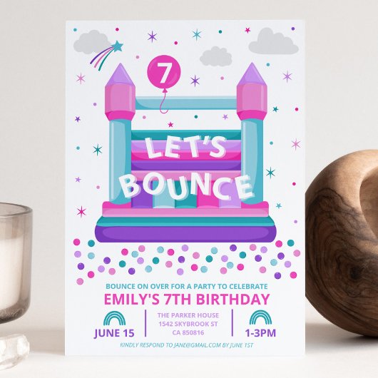 Bounce House Einladung