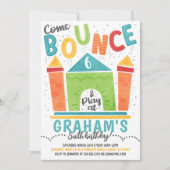 Bounce House Einladung (Vorderseite)