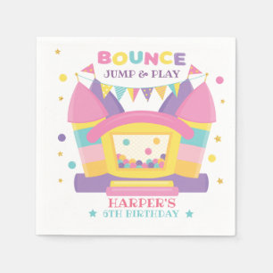 Bounce House Geburtstag Serviette