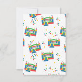 Bounce House Jumping Burg Ball Niedliche Kinder Dankeskarte (Rückseite)