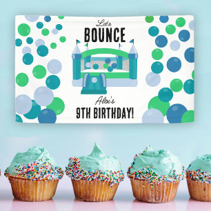 Bounce House Jumping Castle Boys Geburtstagsparty Banner